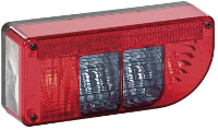 SecoRüt Aanhangerachterlicht Knipperlicht, Remlicht, Mistachterlicht, Kentekenverlichting, Achterlicht Achter, Rechts 12 V Helder glas