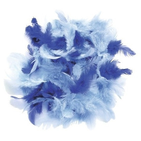 Glorex Sierveertjes   dons   kleine decoratie veren   10 gram/ 50x stuks