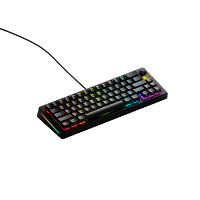 Glorious GMMK 3 HE 65% Prebuilt Wired Black gaming toetsenbord 65%, RGB, GPBT doubleshot keycaps, Knob