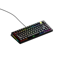 Glorious GMMK 3 PRO HE 75% Prebuilt Wired Black gaming toetsenbord 75%, RGB, GPBT doubleshot keycaps, Knob