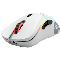 Glorious Model D Wireless   Matte White muis
