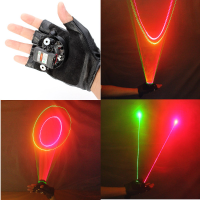 Glove Green And Red Swirl Laser Gloves 523nm 650nm 1mw/5mw