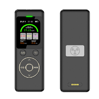 GM02 Stralingsmeter 48mm Geiger Teller TFT scherm 0.08USv/h 9999uSv/h Magnetische opladen Lange batterijlevensduur voor