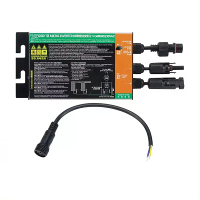 GMI700 MPPT Zonne Micro omvormer voor Balkon Energiecentrale Hoogwaardige Netgekoppelde Sinusgolf Parallelle 2x350W Zonn
