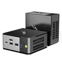 GMKtec EVO X1 Mini PC Mini PC AMD Ryzen AI 9 HX 370 12 Kernen 24 Draadjes 32GB DDR5 1TB SSD Windows 11 Pro WIFI6 BT5.2 4