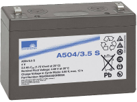 GNB Sonnenschein A504/3,5 S Loodaccu 4 V 3.5 Ah Loodgel (b x h x d) 91 x 65 x 35 mm Kabelschoen 4.8 Mm Onderhoudsvrij