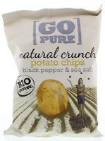 Go Pure Canyon Chips Zwarte Peper & Zeezout
