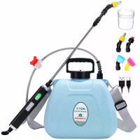 GOCHIFIX 2.1 Gallon Elektrische Besproeier 8L Draagbare Tuinbesproeier Met 7.4V Waterdicht Handvat 2000mAh Batterij 4 Mo