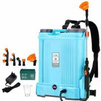 GOCHIFIX Elektrische rugzak sproeier 4,2 gallon 8000mAh batterij 12V zuiver koperen motor 6 sproeimodi Power Sprayer
