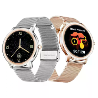 GOKOO R18P Ultradunne 1.1 Inch IPS Volledig touchscreen Aangepaste wijzerplaat Hartslag Bloeddruk Zuurstofmeter IP67 Wat