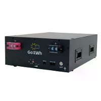 Gokwh 51.2V 100Ah 5120Wh LiFePO4 Energiebatterij met Bluetooth Ingebouwde BMS voor Thuisback up RV en Kamperen