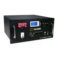 Gokwh 5120Wh Energy Storage Box LiFePO4 16PCS 100Ah Geassembleerde Batterij voor RV & Boot IP20 Ingebouwde BMS