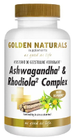 Golden Naturals Ashwagandha & Rhodiola Complex Capsules