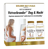 Golden Naturals Vetverbrander Dag & Nacht Tabletten
