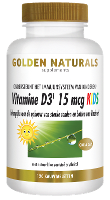 Golden Naturals Vitamine D3 15 mcg Kids Kauwtabletten