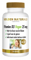 Golden Naturals Vitamine D3 Vegan 25mcg Capsules