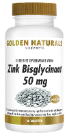 Golden Naturals Zink Bisglycinaat 50 mg Tabletten