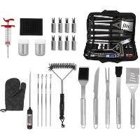 Goliving Barbecue Accessoireset   BBQ Gereedschap   25 Barbecue Accessoires