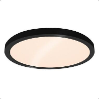Goliving Plafondlamp   Plafonnière   LED   Ø23cm   Zwart