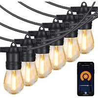 Gologi lichtsnoer buiten en binnen   Lichtslinger 5M   Tuinverlichting LED
