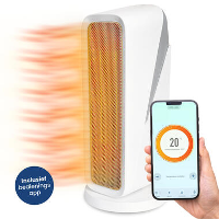 Gologi ventilatorkachel met thermostaat   Heater   1500W   Wit