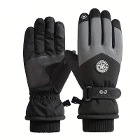 Golovejoy 1 Paar Buiten Ski Handschoenen voor Mannen Vrouwen Touchscreen Antislip Waterdicht Verdikte Warme Fietshandsch