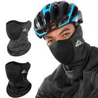 Golovejoy Winter Ademend Winddicht Anti smog Fietsmasker Warme Oorbescherming Nekbedekking voor Buitensport Skiën