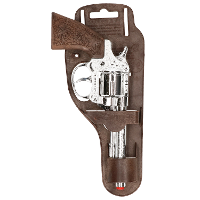 Gonher Cowboy speelgoed revolver   8 schots   metaal   plaffertjes pistool