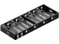 Goobay 11986 Batterijhouder Aantal cellen: 10 AA (penlite) Soldeeraansluiting (l x b x h) 151 x 57.3 X 15.8 Mm