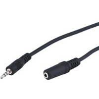 3.5 Mm male naar 3.5 Mm female verlengkabel, 2 m