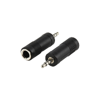 Goobay Adapter 6,35 mm Jack > 3,5 mm Jack