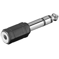 Adapter 6,35mm Jack > 3,5mm Jack