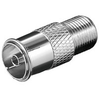 Goobay Adapter F aansluiting naar Coax aansluiting