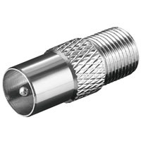 Goobay Adapter F connector coaxiaal koppelstuk