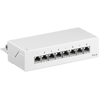 Goobay CAT 6 Mini/Desktop Patch Panel, 8 Port patchpaneel