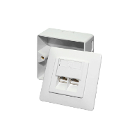 Goobay Data Wallmount CAT 6 montagedoos