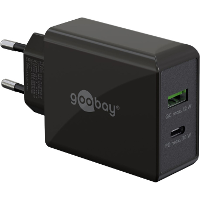 Goobay Dual USB C PD (Power Delivery) Fast Charger (30 W) oplader