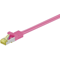 Goobay RJ 45 patchkabel Cat 6.A S/FTP (PIMF), met Cat.7 Kabel   1m