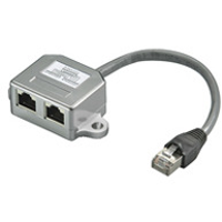 Goobay RJ45 T Adapter ISDN St >2xBu