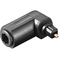 Goobay Toslink (female) naar Toslink (male) 90° adapter