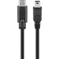 Goobay USB C 2.0 Naar Mini USB B 2.0 Adapter