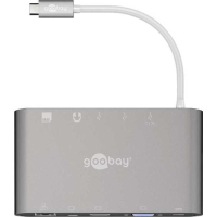 Goobay USB C Aluminium Multiport Adapter