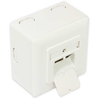 Good Connections Wandcontactdoos Cat.6A, 2x RJ 45 RAL1013