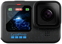 GoPro HERO12 Black Actioncam 5.3K, 4K, 2.7K, Full HD, Bluetooth, Dual display, Slow motion / Time lapse, Waterdicht, WiFi