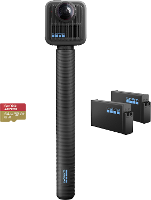 GoPro MAX2 Accessory Hard Bundle Actioncam 360°, Touchscreen, Bluetooth, 8K, WiFi, Stereo Sound