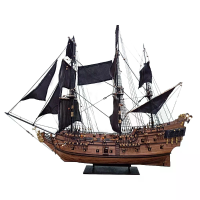 Gouden Schip Zwarte Parel 2024 Editie DIY Handgemonteerde Houten Schip Kit Model