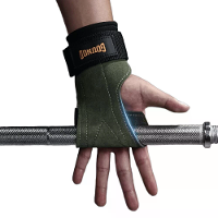 GOUNOD 1 paar koeienhuid sport fitness antislip palm polsbescherming grip pads voor gym gewichtheffen training dumbbell