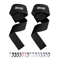 GOUNOD 1 paar Sport Fitness Pols Lifting Straps Polsband Silicone Anti slip Deadlift Grip Band voor Fitness Gewichtheffe