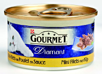 Gourmet Diamant Mini Filets Met Kip Kattenvoer 85 Gr