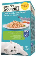 Gourmet Fisherman's Delights 4p Vis Kattenvoer #95;_4x85gr